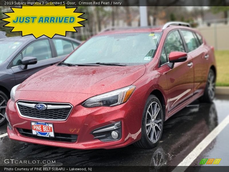 Crimson Red Pearl / Ivory 2019 Subaru Impreza 2.0i Limited 5-Door