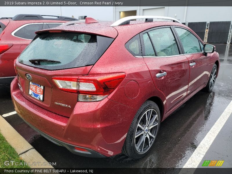 Crimson Red Pearl / Ivory 2019 Subaru Impreza 2.0i Limited 5-Door