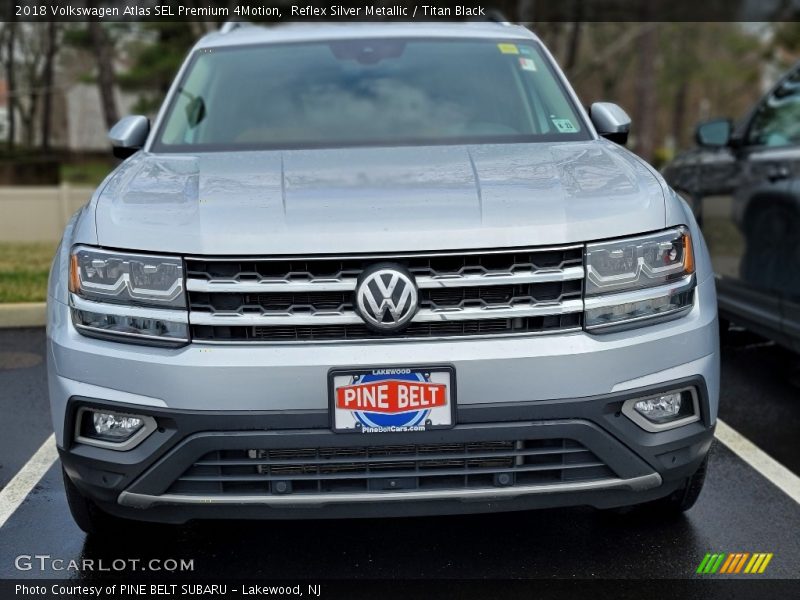 Reflex Silver Metallic / Titan Black 2018 Volkswagen Atlas SEL Premium 4Motion