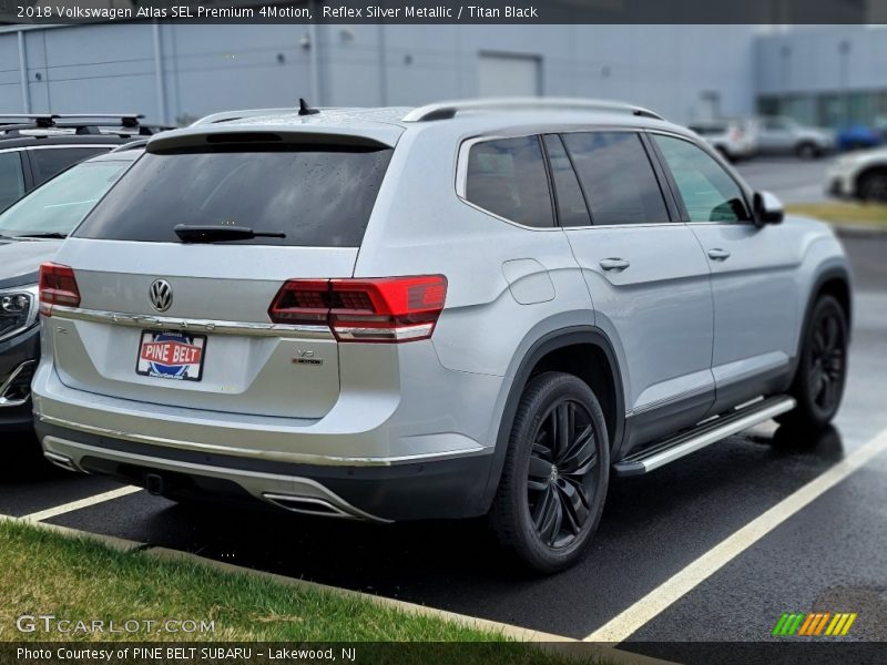 Reflex Silver Metallic / Titan Black 2018 Volkswagen Atlas SEL Premium 4Motion