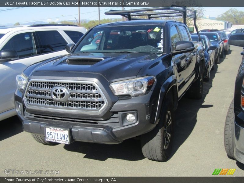 Magnetic Gray Metallic / Cement Gray 2017 Toyota Tacoma SR Double Cab 4x4