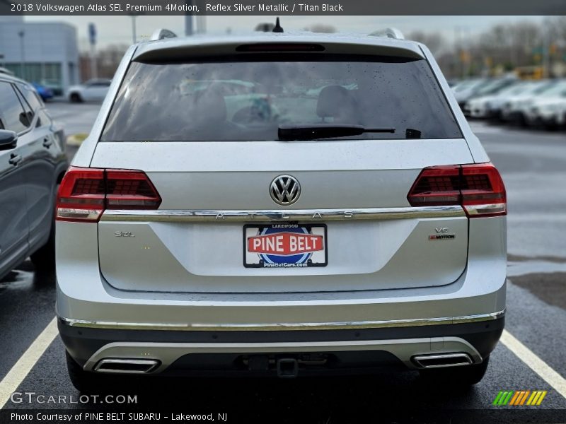 Reflex Silver Metallic / Titan Black 2018 Volkswagen Atlas SEL Premium 4Motion