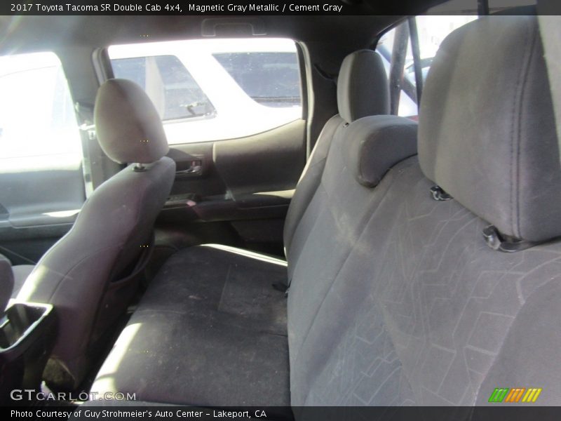 Magnetic Gray Metallic / Cement Gray 2017 Toyota Tacoma SR Double Cab 4x4
