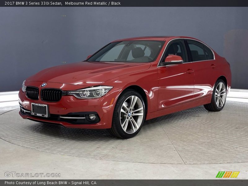 Melbourne Red Metallic / Black 2017 BMW 3 Series 330i Sedan