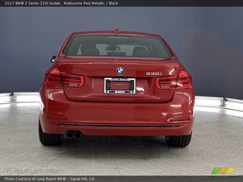Melbourne Red Metallic / Black 2017 BMW 3 Series 330i Sedan