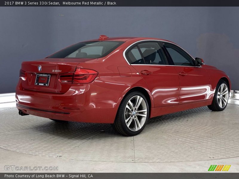 Melbourne Red Metallic / Black 2017 BMW 3 Series 330i Sedan