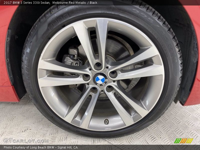 Melbourne Red Metallic / Black 2017 BMW 3 Series 330i Sedan