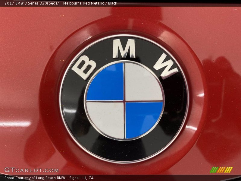 Melbourne Red Metallic / Black 2017 BMW 3 Series 330i Sedan