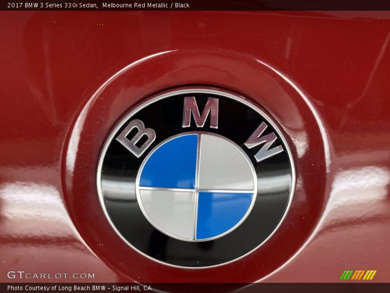 Melbourne Red Metallic / Black 2017 BMW 3 Series 330i Sedan
