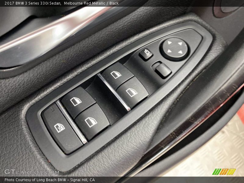 Melbourne Red Metallic / Black 2017 BMW 3 Series 330i Sedan