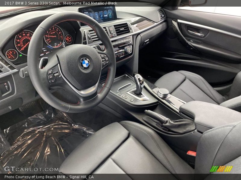 Melbourne Red Metallic / Black 2017 BMW 3 Series 330i Sedan
