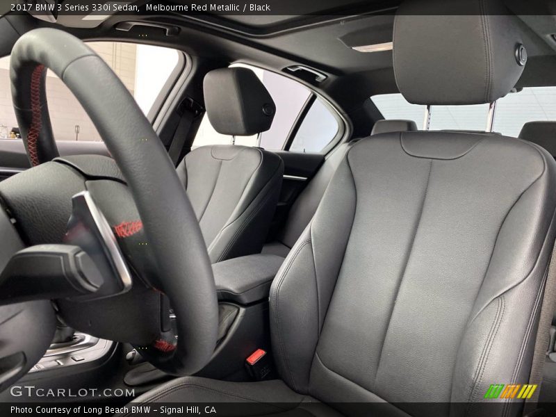 Melbourne Red Metallic / Black 2017 BMW 3 Series 330i Sedan