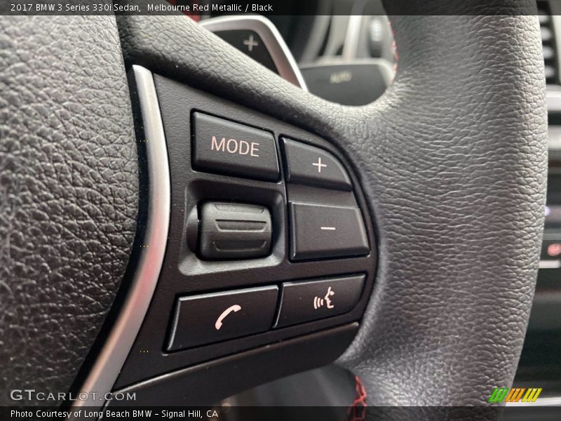 Melbourne Red Metallic / Black 2017 BMW 3 Series 330i Sedan
