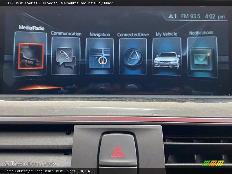 Melbourne Red Metallic / Black 2017 BMW 3 Series 330i Sedan