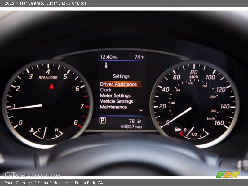 Super Black / Charcoal 2019 Nissan Sentra S