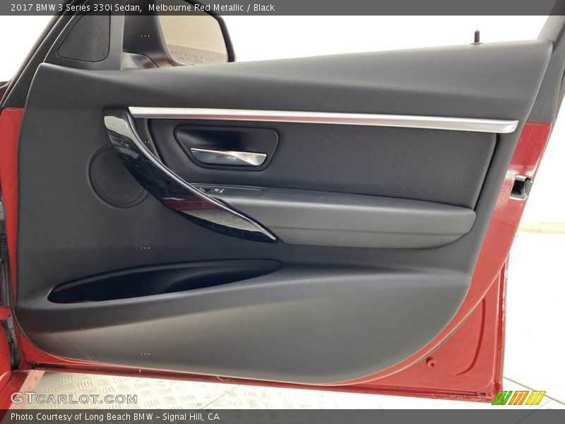 Melbourne Red Metallic / Black 2017 BMW 3 Series 330i Sedan