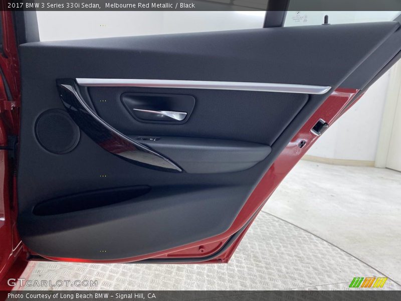 Melbourne Red Metallic / Black 2017 BMW 3 Series 330i Sedan