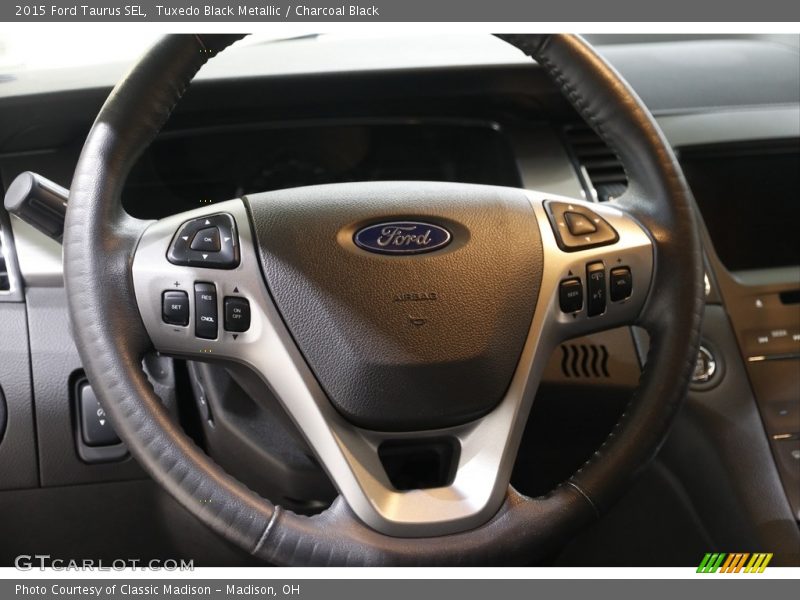 Tuxedo Black Metallic / Charcoal Black 2015 Ford Taurus SEL
