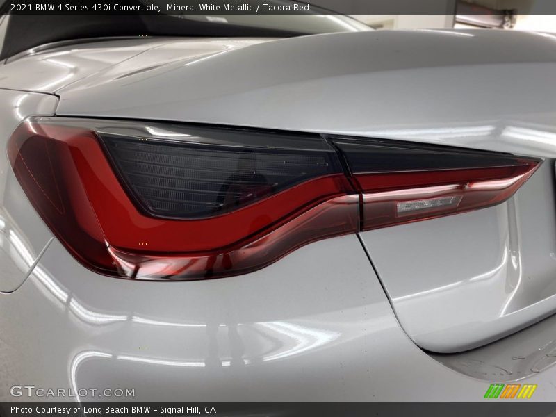 Mineral White Metallic / Tacora Red 2021 BMW 4 Series 430i Convertible