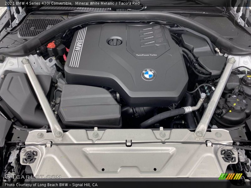  2021 4 Series 430i Convertible Engine - 2.0 Liter DI TwinPower Turbocharged DOHC 16-Valve VVT 4 Cylinder