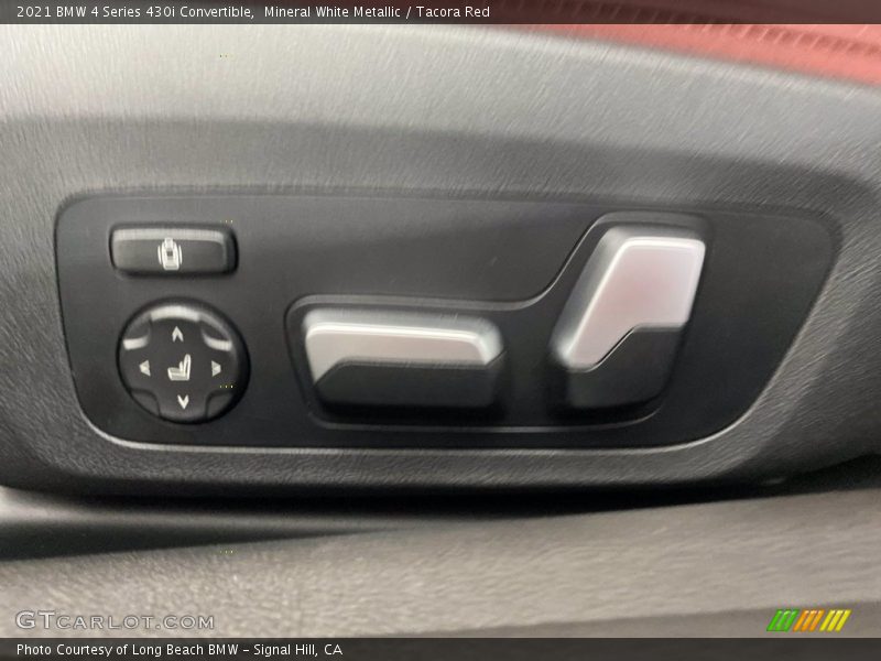 Mineral White Metallic / Tacora Red 2021 BMW 4 Series 430i Convertible