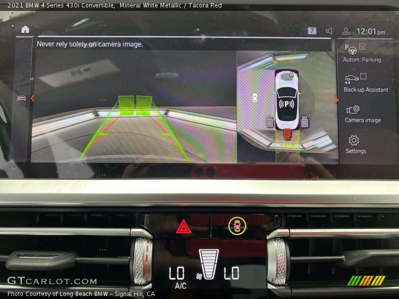 Controls of 2021 4 Series 430i Convertible