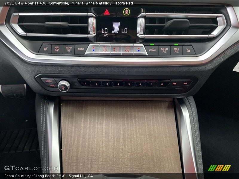 Mineral White Metallic / Tacora Red 2021 BMW 4 Series 430i Convertible