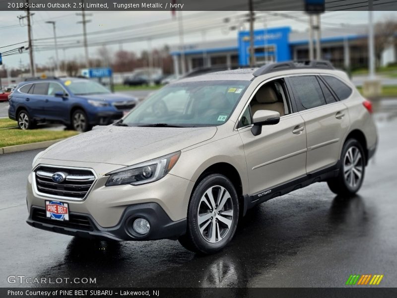 Tungsten Metallic / Ivory 2018 Subaru Outback 2.5i Limited