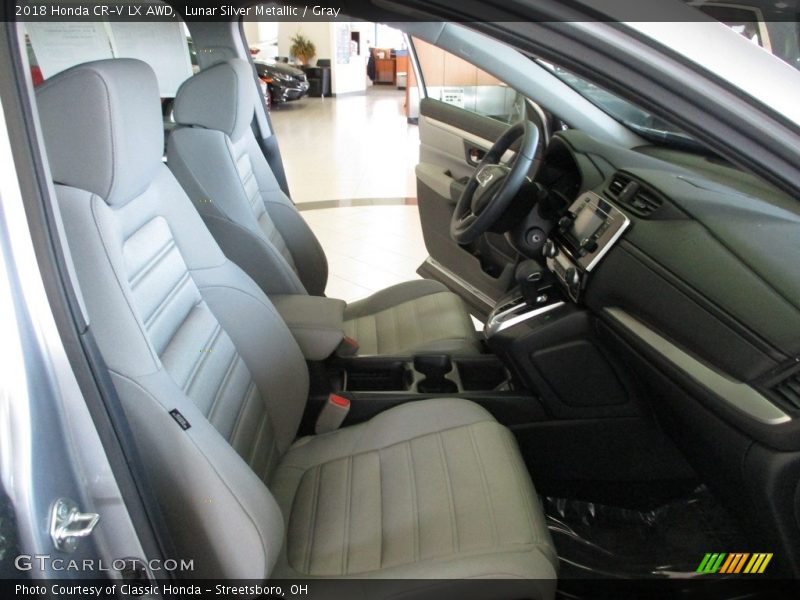 Lunar Silver Metallic / Gray 2018 Honda CR-V LX AWD