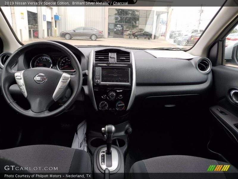 Brilliant Silver Metallic / Charcoal 2019 Nissan Versa SV Special Edition