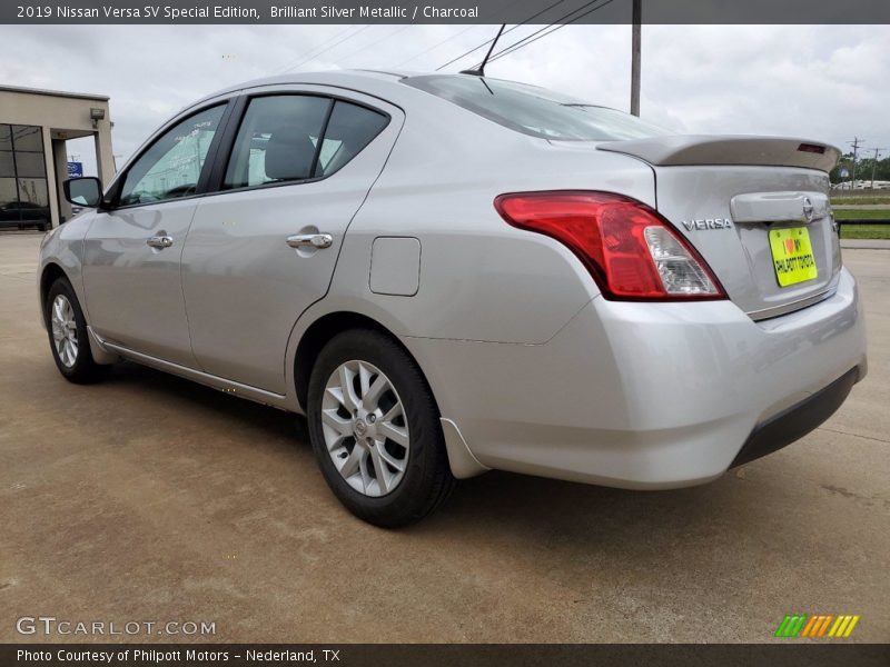 Brilliant Silver Metallic / Charcoal 2019 Nissan Versa SV Special Edition