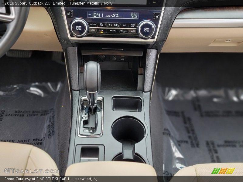 Tungsten Metallic / Ivory 2018 Subaru Outback 2.5i Limited
