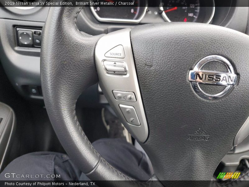 Brilliant Silver Metallic / Charcoal 2019 Nissan Versa SV Special Edition
