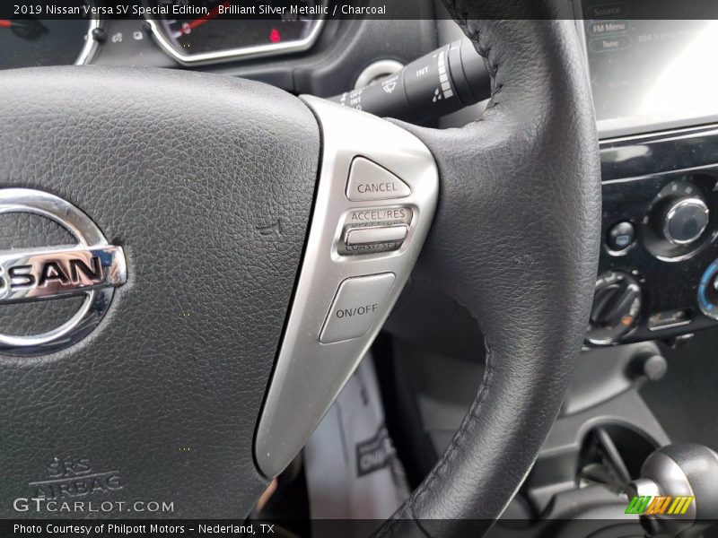 Brilliant Silver Metallic / Charcoal 2019 Nissan Versa SV Special Edition