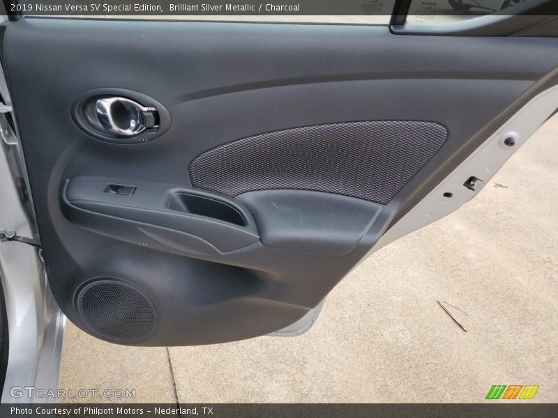Brilliant Silver Metallic / Charcoal 2019 Nissan Versa SV Special Edition