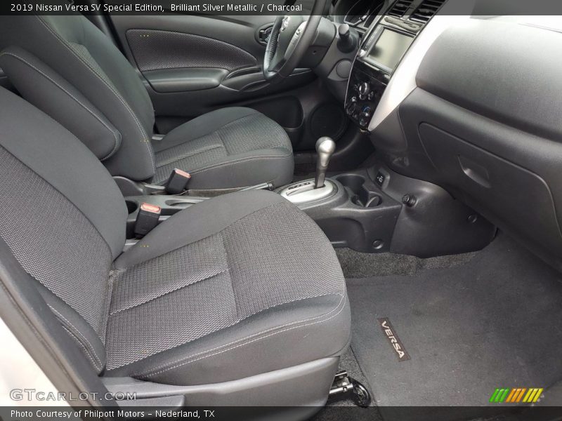 Brilliant Silver Metallic / Charcoal 2019 Nissan Versa SV Special Edition