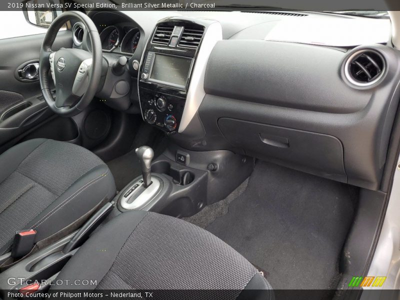 Brilliant Silver Metallic / Charcoal 2019 Nissan Versa SV Special Edition