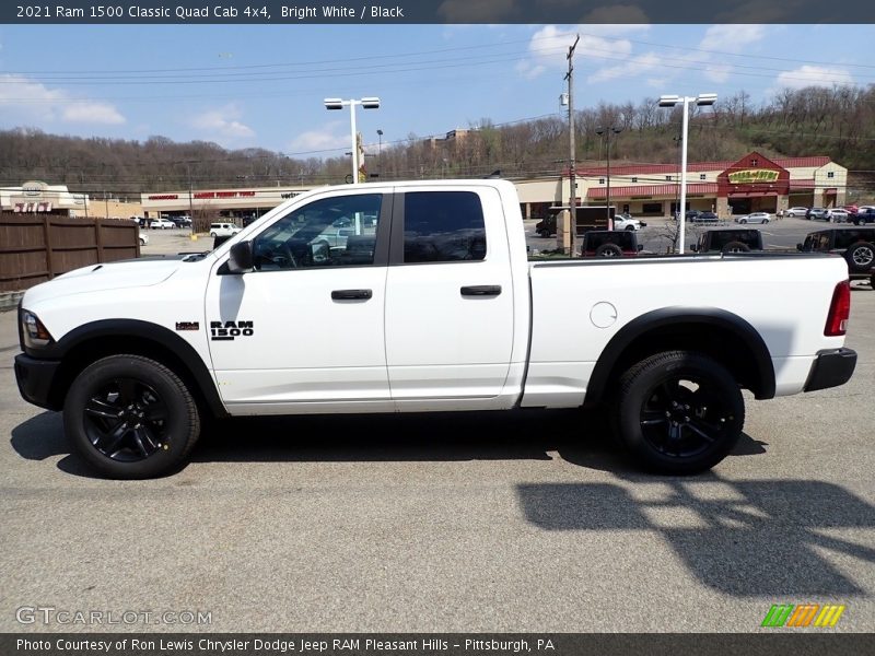 Bright White / Black 2021 Ram 1500 Classic Quad Cab 4x4