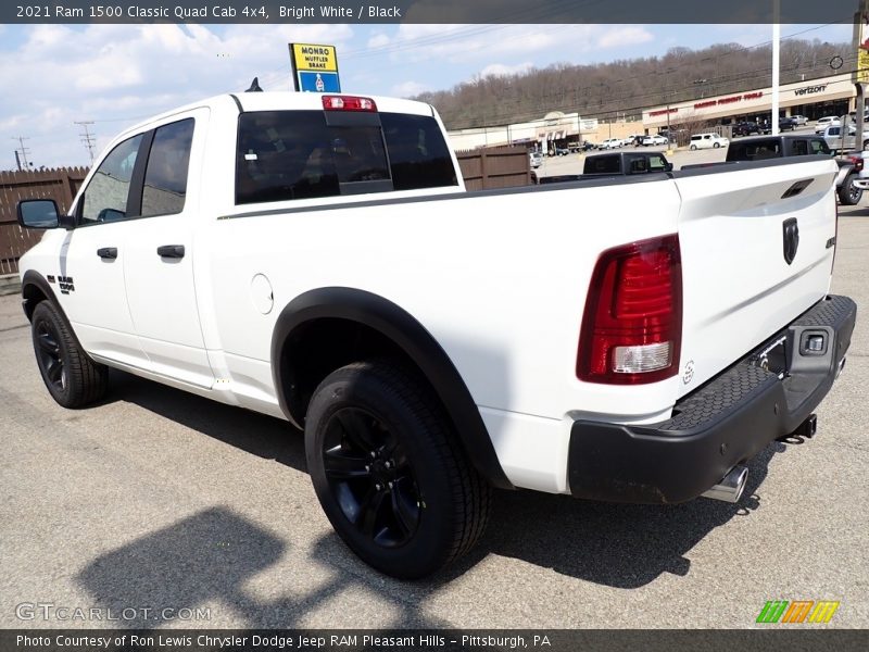 Bright White / Black 2021 Ram 1500 Classic Quad Cab 4x4