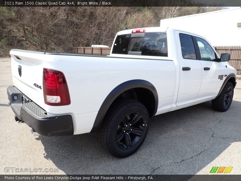 Bright White / Black 2021 Ram 1500 Classic Quad Cab 4x4