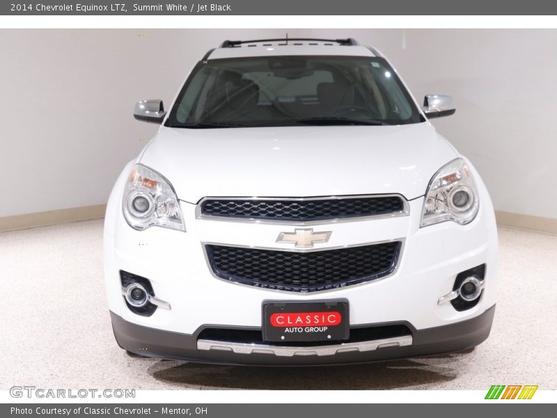 Summit White / Jet Black 2014 Chevrolet Equinox LTZ