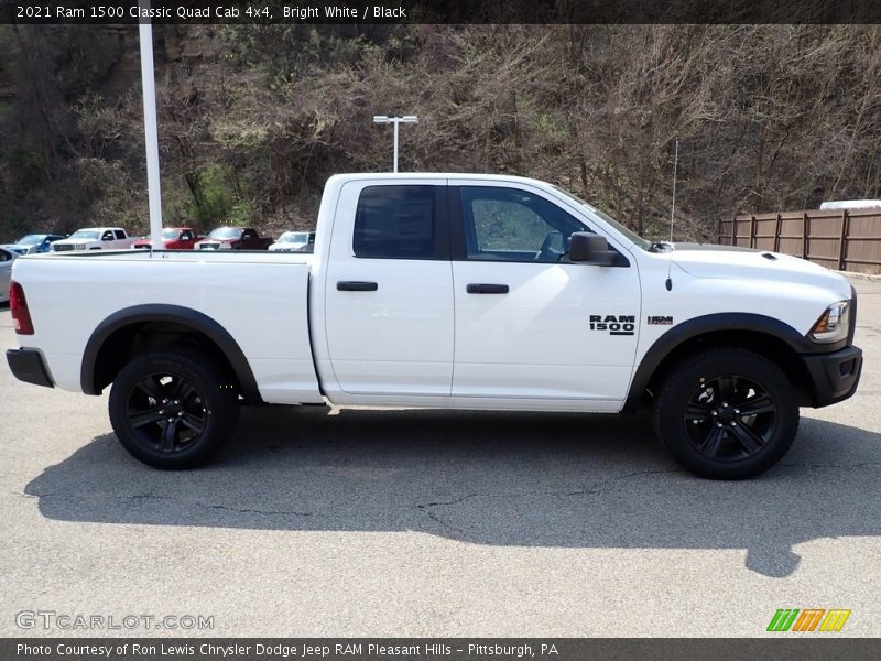 Bright White / Black 2021 Ram 1500 Classic Quad Cab 4x4