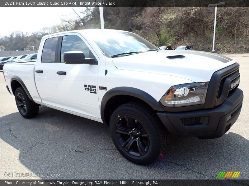 Bright White / Black 2021 Ram 1500 Classic Quad Cab 4x4