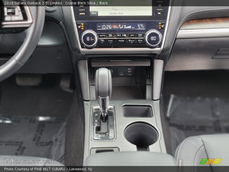 Crystal Black Silica / Black 2018 Subaru Outback 2.5i Limited