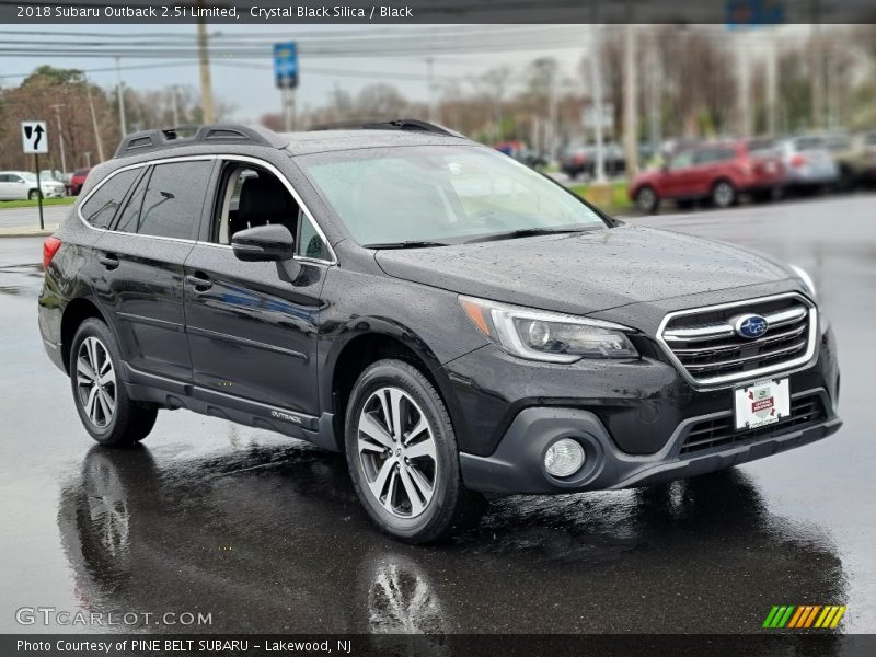 Crystal Black Silica / Black 2018 Subaru Outback 2.5i Limited