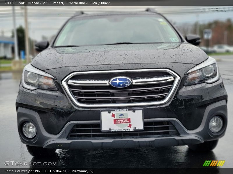 Crystal Black Silica / Black 2018 Subaru Outback 2.5i Limited