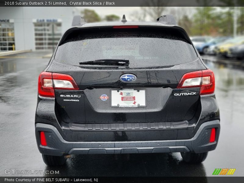 Crystal Black Silica / Black 2018 Subaru Outback 2.5i Limited