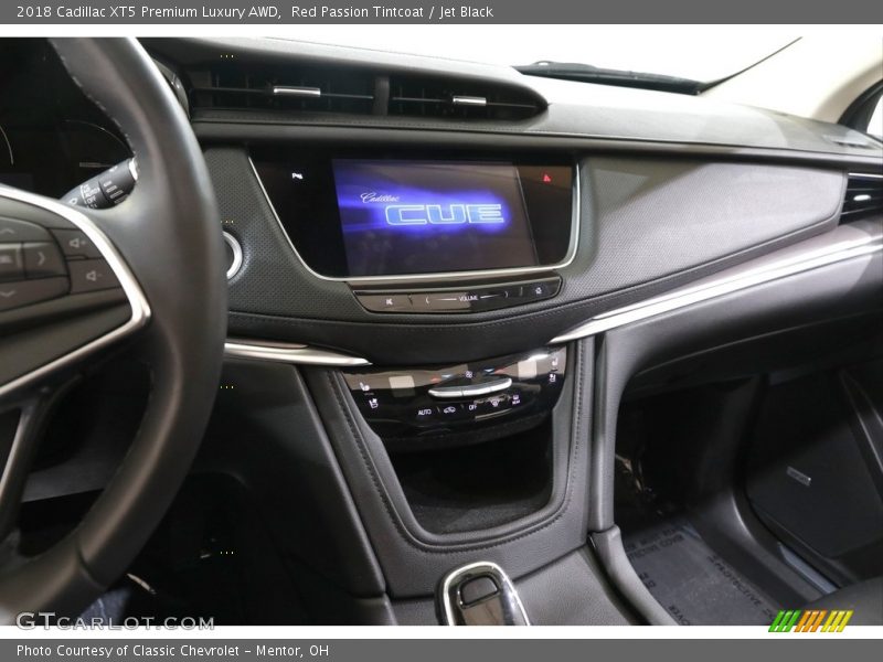 Red Passion Tintcoat / Jet Black 2018 Cadillac XT5 Premium Luxury AWD