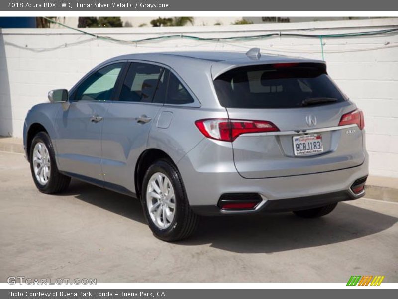 Lunar Silver Metallic / Graystone 2018 Acura RDX FWD