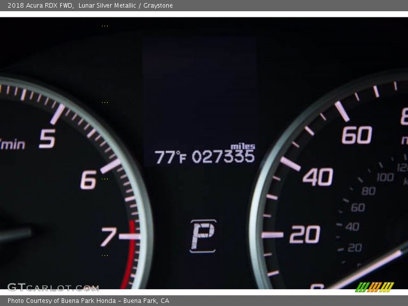 Lunar Silver Metallic / Graystone 2018 Acura RDX FWD